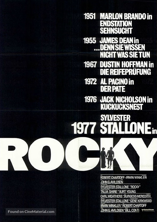 Rocky - German Movie Poster