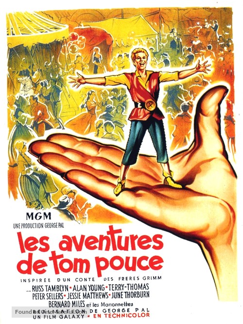 tom thumb - French Movie Poster