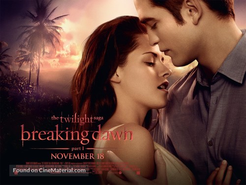 The Twilight Saga: Breaking Dawn - Part 1 - British Movie Poster