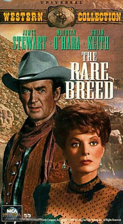 The Rare Breed - VHS movie cover