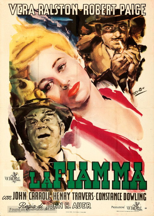 The Flame - Italian Movie Poster