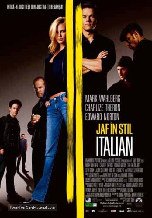The Italian Job - Romanian Movie Poster