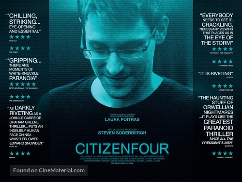 Citizenfour - British Movie Poster