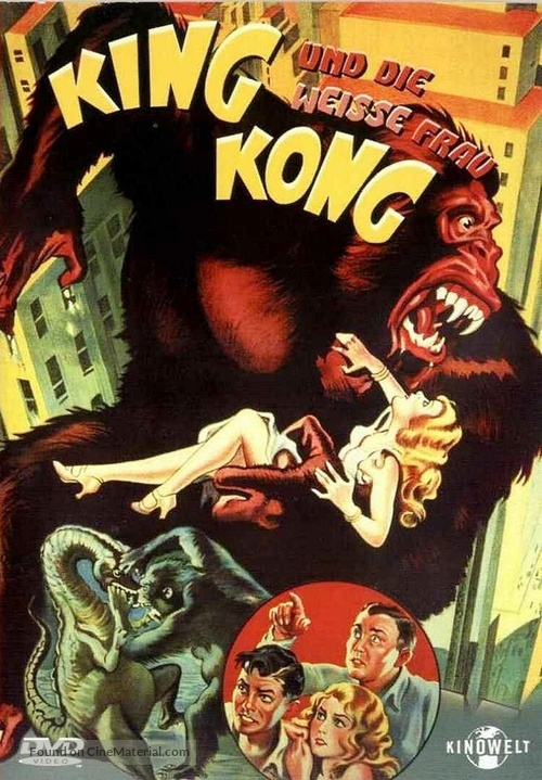 King Kong - German DVD movie cover