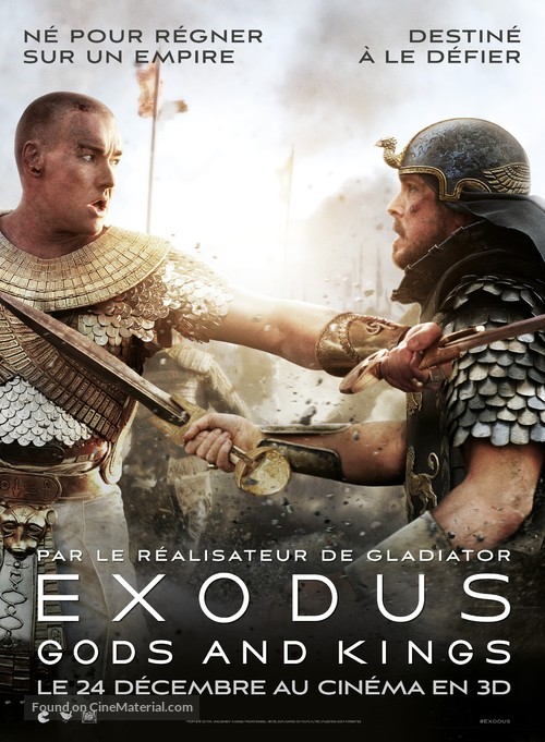 Exodus: Gods and Kings - French Movie Poster