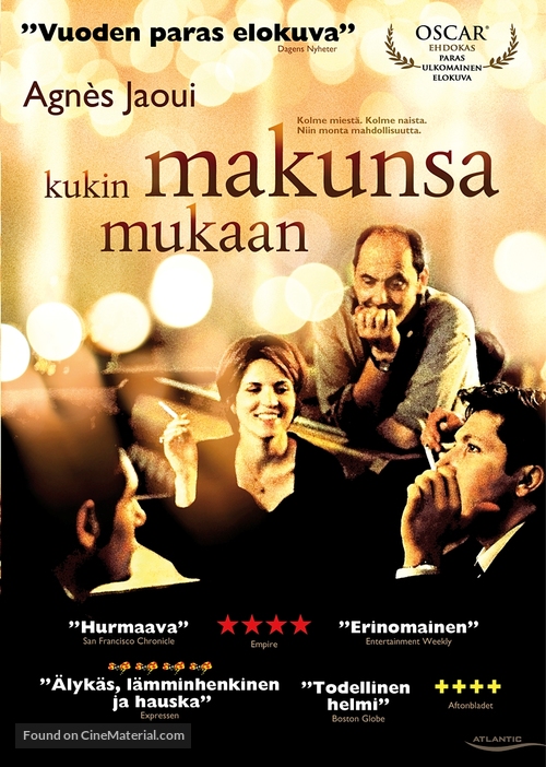 Le go&ucirc;t des autres - Finnish DVD movie cover