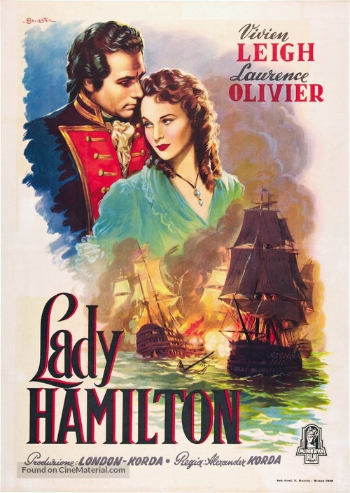 That Hamilton Woman - Italian Movie Poster