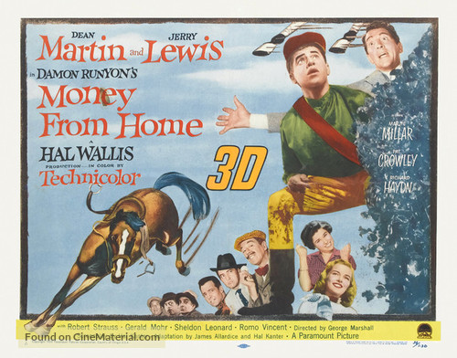 Money from Home - Theatrical movie poster