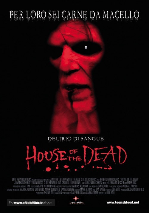House of the Dead - Italian Movie Poster