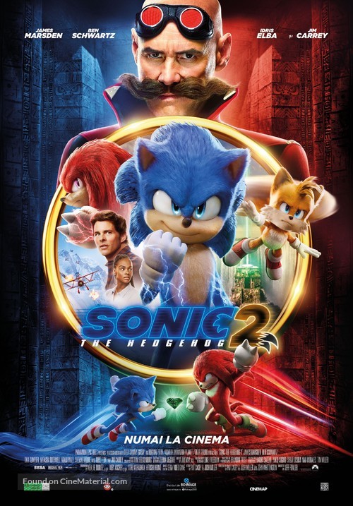 Sonic the Hedgehog 2 - Romanian Movie Poster