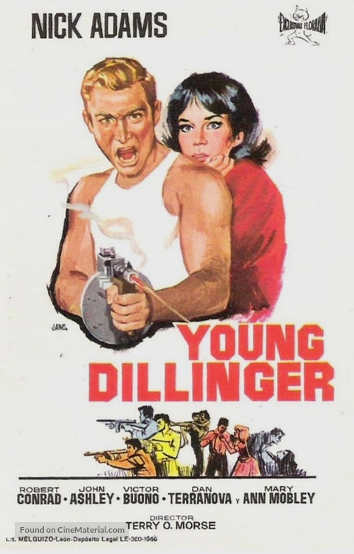 Young Dillinger - Spanish Movie Poster