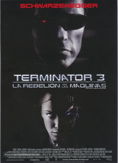 Terminator 3: Rise of the Machines - Spanish Movie Poster