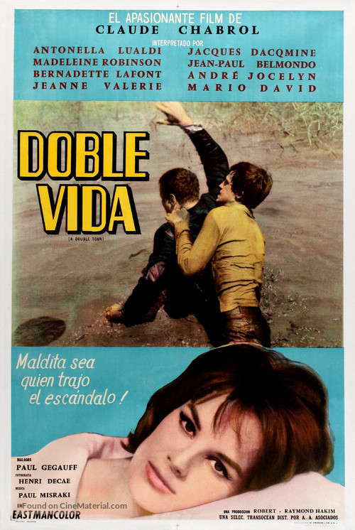 &Agrave; double tour - Argentinian Movie Poster