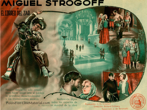 Michel Strogoff - Spanish Movie Poster