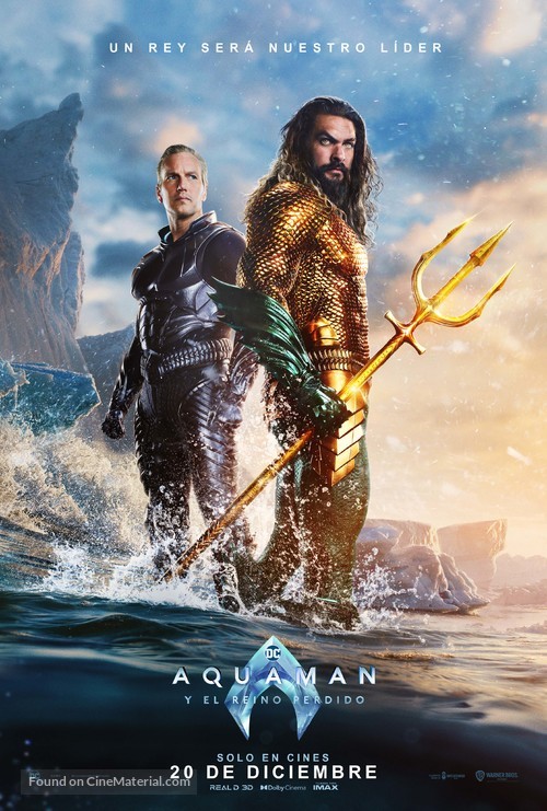 Aquaman and the Lost Kingdom - Mexican Movie Poster