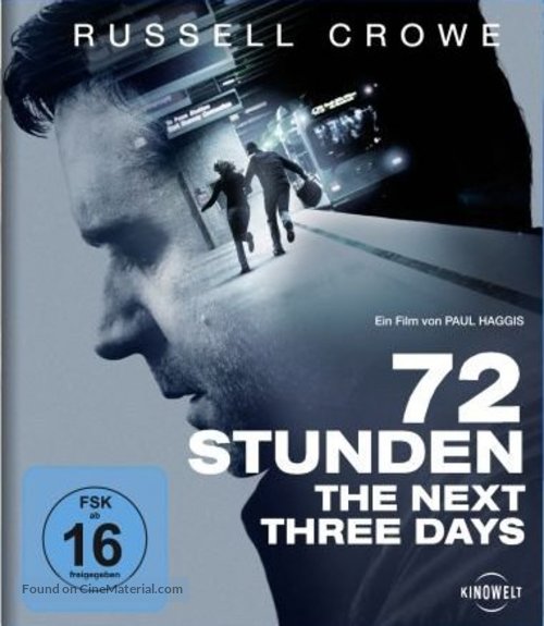 The Next Three Days - German Blu-Ray movie cover