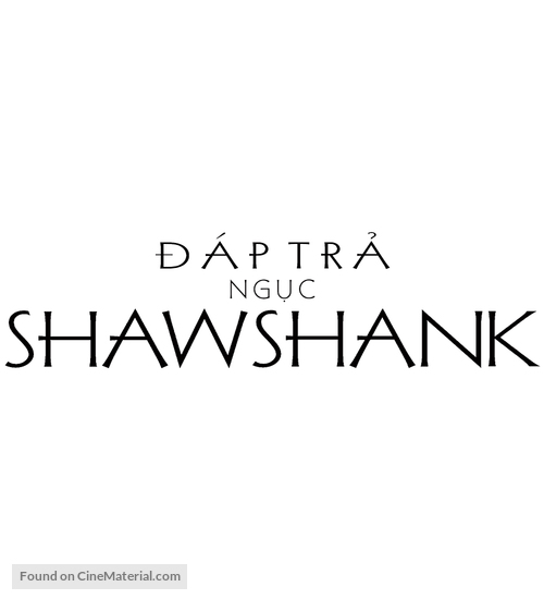 The Shawshank Redemption - Vietnamese Logo