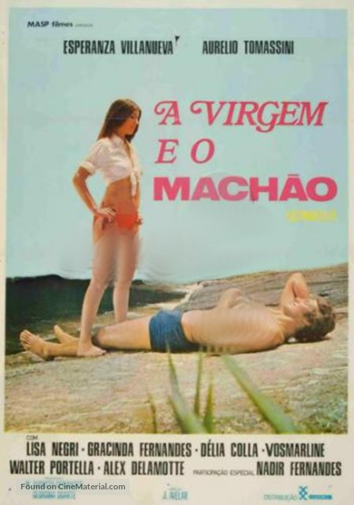 A Virgem e o Mach&atilde;o - Brazilian Movie Poster