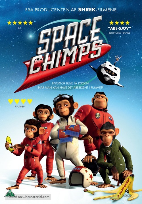 Space Chimps - Danish DVD movie cover