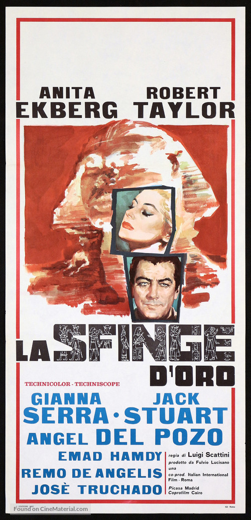 La sfinge d&#039;oro - Italian Movie Poster