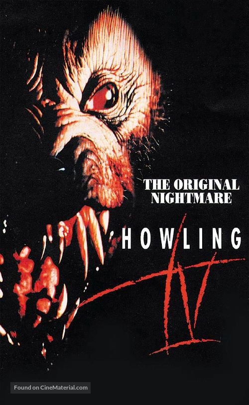 Howling IV: The Original Nightmare - British VHS movie cover