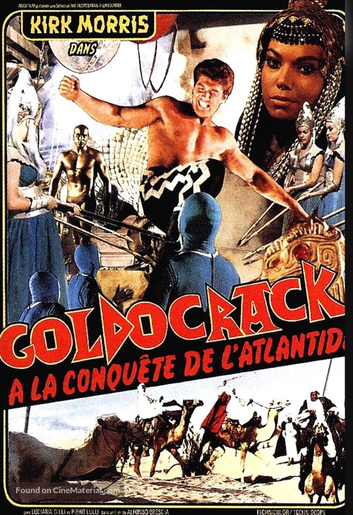 Il conquistatore di Atlantide - French Movie Poster