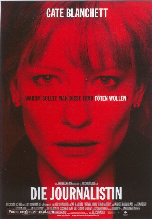 Veronica Guerin - German Movie Poster