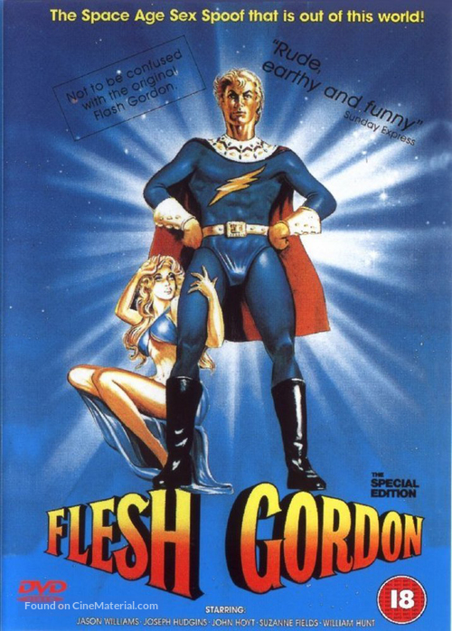 Flesh Gordon - British DVD movie cover