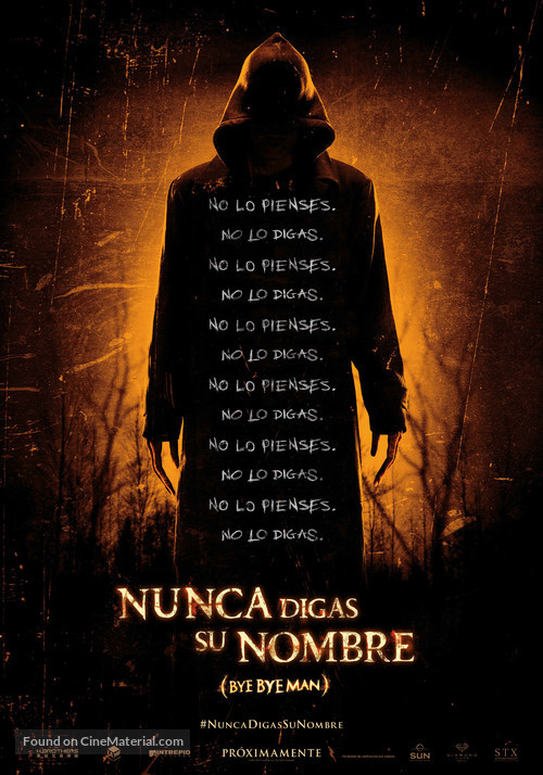 The Bye Bye Man - Spanish Movie Poster