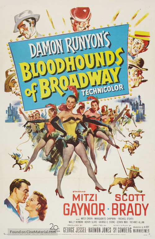 Bloodhounds of Broadway - Movie Poster