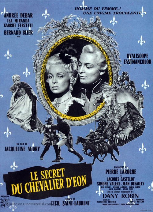 Le secret du Chevalier d&#039;&Eacute;on - French Movie Poster