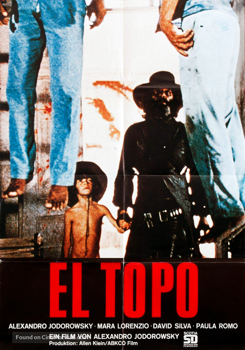 El topo - German Movie Poster