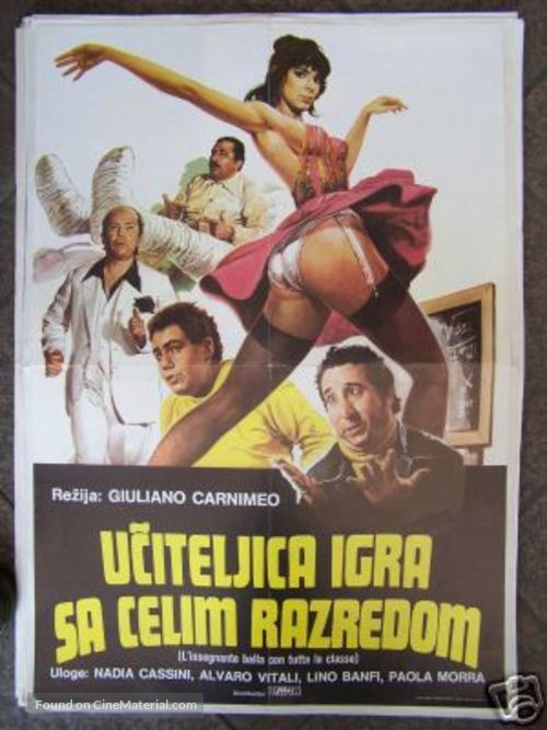 L&#039;insegnante balla... con tutta la classe - Yugoslav Movie Poster