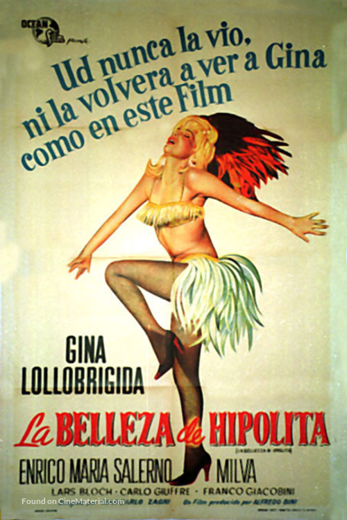 La bellezza d&#039;Ippolita - Spanish Movie Poster