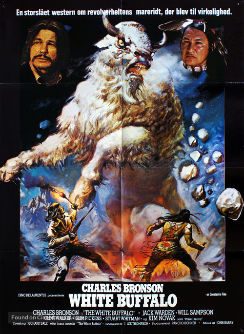 The White Buffalo - Danish Movie Poster