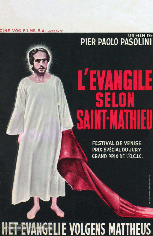 Il vangelo secondo Matteo - Belgian Movie Poster