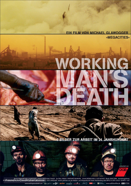 Workingman&#039;s Death - German Movie Poster