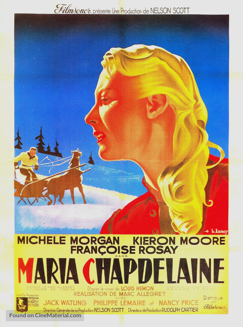 Maria Chapdelaine - French Movie Poster