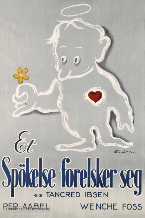 Et sp&oslash;kelse forelsker seg - Norwegian Movie Poster