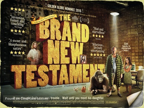 Le tout nouveau testament - British Movie Poster