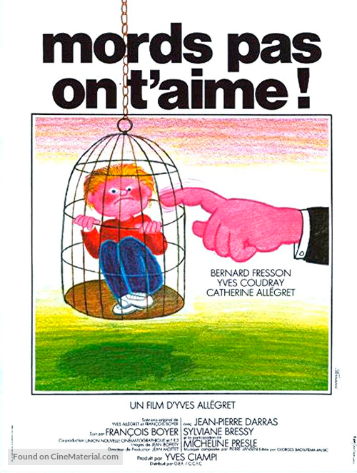 Mords pas, on t&#039;aime! - French Movie Poster