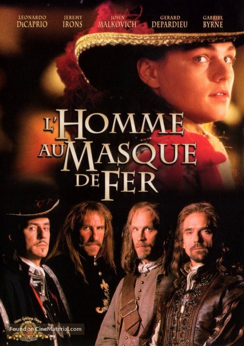 The Man In The Iron Mask - French Movie Cover