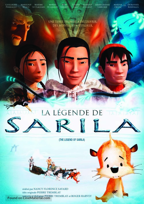 The legend of Sarila/La l&eacute;gende de Sarila - Canadian DVD movie cover