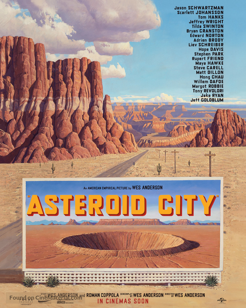 Asteroid City - British Movie Poster
