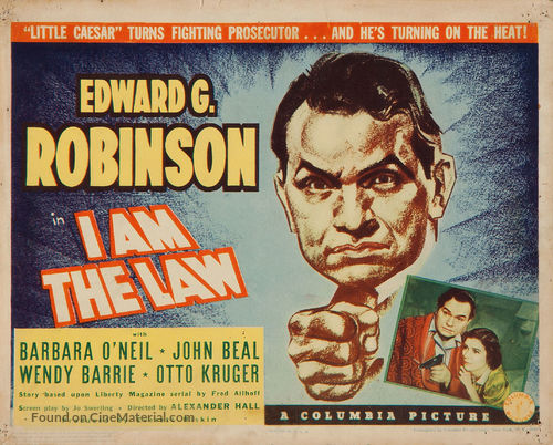 I Am the Law - Movie Poster