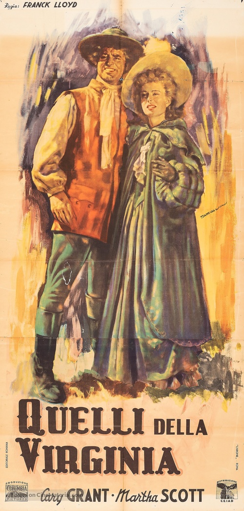 The Howards of Virginia - Italian Movie Poster
