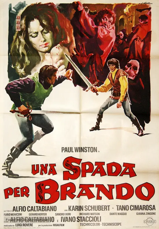 Una spada per Brando - Italian Movie Poster