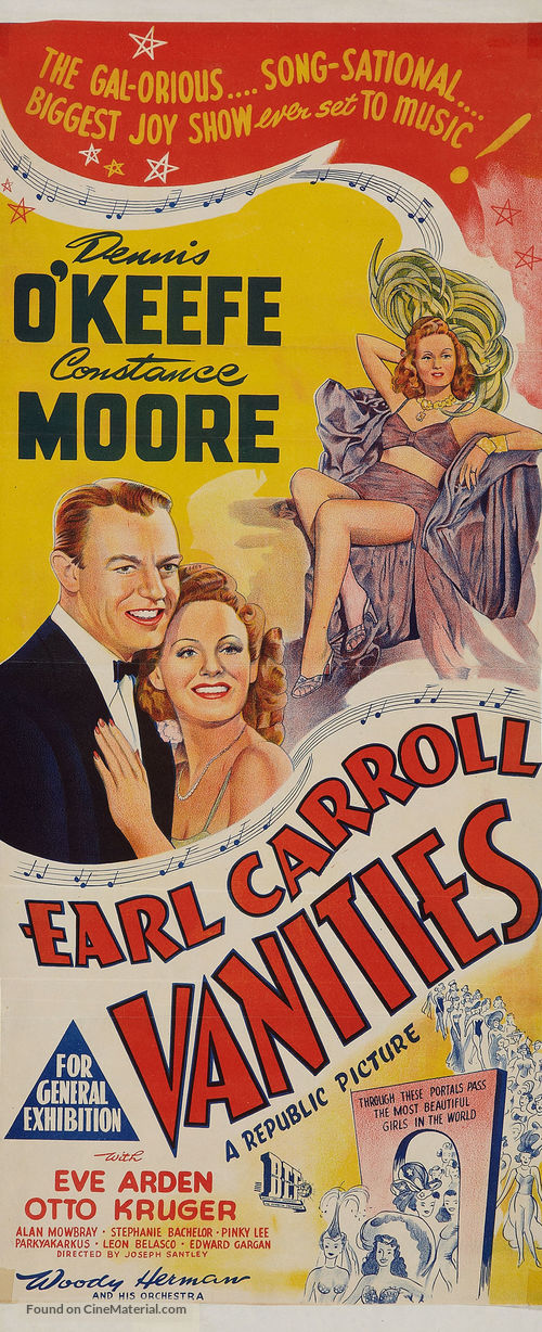 Earl Carroll Vanities - Australian Movie Poster