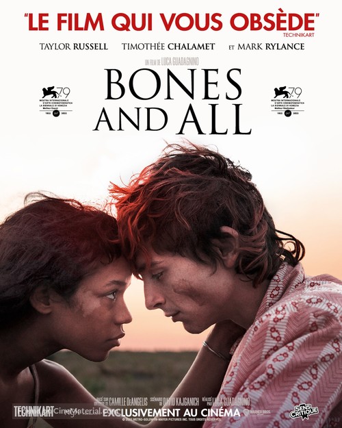 Bones and All - French Movie Poster