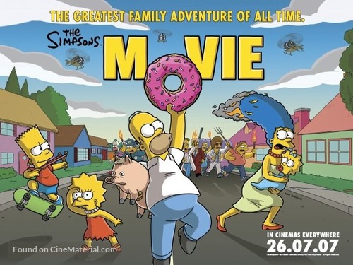 The Simpsons Movie - British Movie Poster